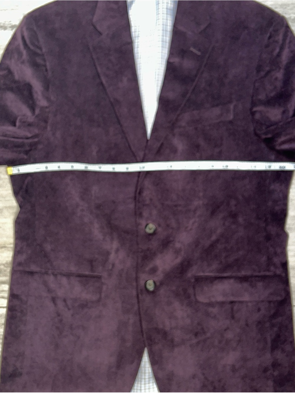 Lauren Ralph Lauren Corduroy Sport Coat Men’s 40R Plum Purple Blazer Jacket - Picture 10 of 13